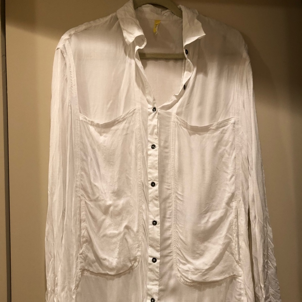 White free people shirt